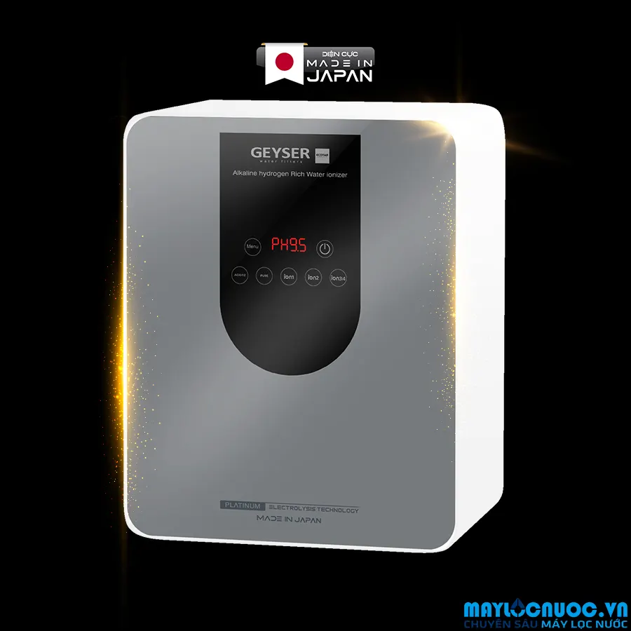  Máy lọc nước ion kiềm giàu hydro Geyser Ecotar 9 Pro -1 lõi lọc